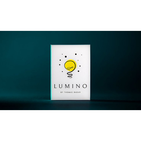 Lumino Bleu par Thomas Badar, carte illuminée à vue