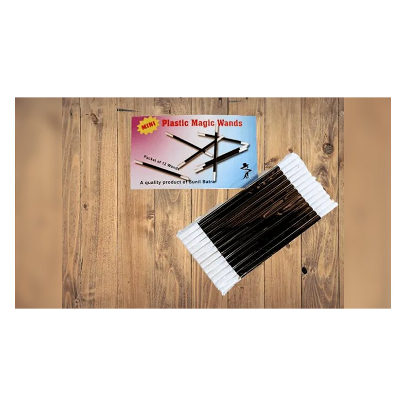 Pack de 12 mini baguettes magiques pour enfants