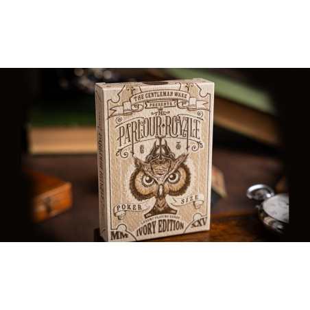 Cartes The Parlour Royale Ivory Edition, design par The Gentleman Wake