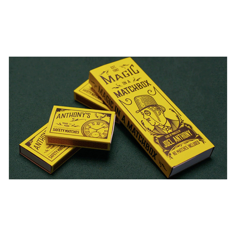Magic in a Matchbox par Joel Anthony, tour de magie de poche