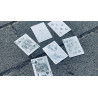 Marble Playing Cards, détail des tranches et du design du jeu