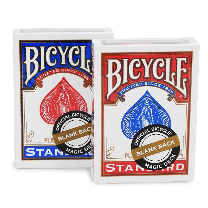 Bicycle - Blank Backs/Regular Faces, cartes à faces normales et dos blancs