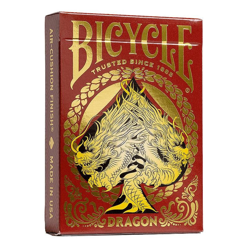 Design asiatique et mythologique Bicycle Red Dragon