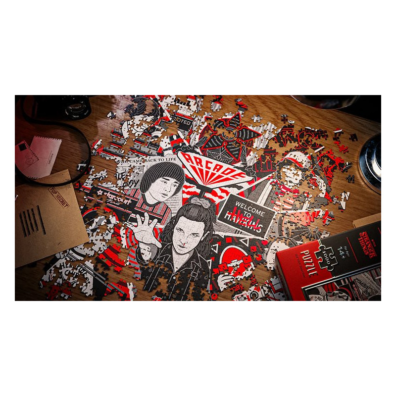 Le puzzle Stranger Things une fois terminé
