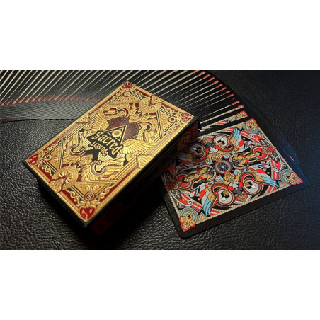 Sacred Legends Black Edition Playing Cards by HypieLab, design sombre