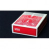 Mini Bicycle Cards Red, dos Rider Back rouge miniature