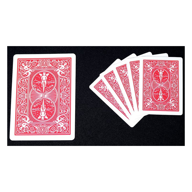 Jeu de cartes Mini Bicycle rouge pour magiciens