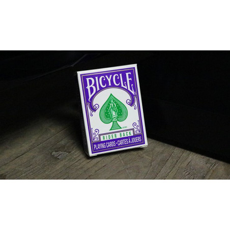 Mini Bicycle Cards Purple, jeu de cartes miniature violet