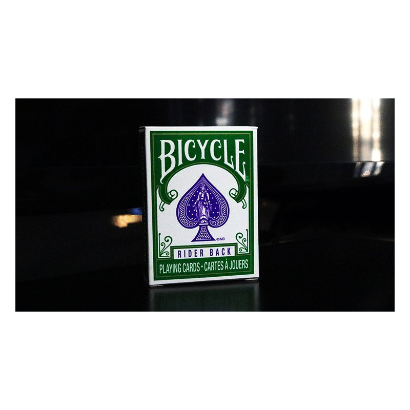 Mini Bicycle Cards (Green) - Format voyage vert