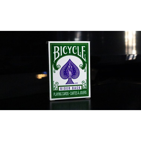 Mini Bicycle Cards Green, jeu de cartes vert en format voyage
