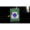 Mini Bicycle Cards Green, jeu de cartes vert en format voyage