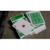 Mini Bicycle Cards Green, dos Rider Back vert en petit format