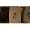 Flower Deck Roses Playing Cards, faces personnalisées sur thème floral
