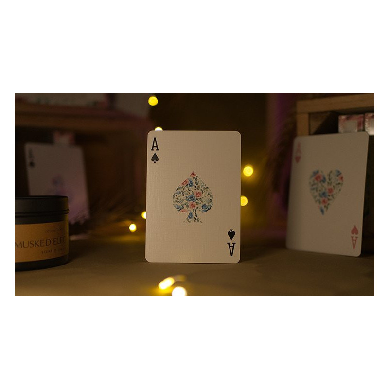 Flower Deck Gilded Roses - Objet de collection