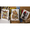 Bicycle Reen Barrera Muscle Land Playing Cards, figures royales revisitées