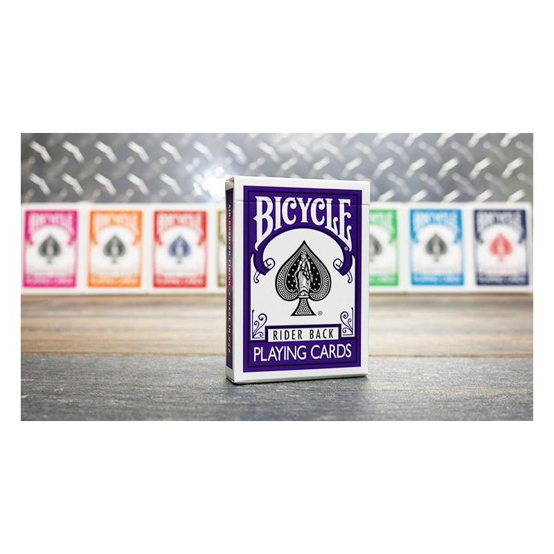 Bicycle Purple Playing Cards - Standard Rider Back Violet