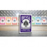 Bicycle Purple Playing Cards by US Playing Card Co, Rider Back violet