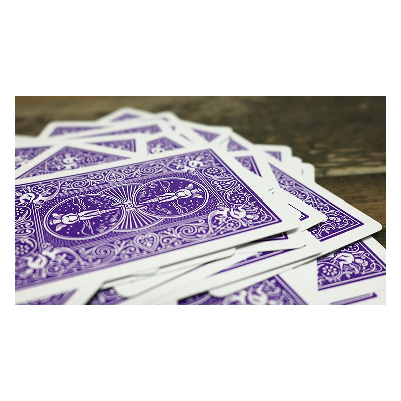 Faces de cartes standard avec étui violet