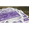 Bicycle Purple Playing Cards by US Playing Card Co, faces standard et étui violet