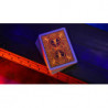 Bicycle Neon Solar-Orange Rider Back Playing Cards, design lumineux
