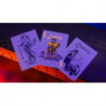 Bicycle Neon Solar-Orange Rider Back Playing Cards, étui orange néon