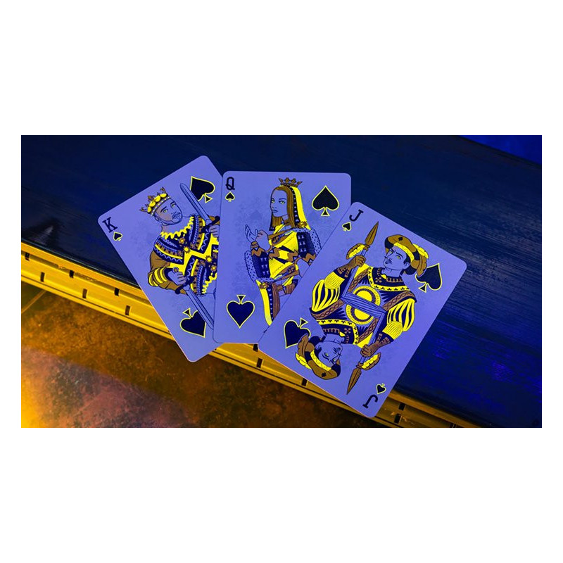 Design moderne Yellow-Starburst Deck