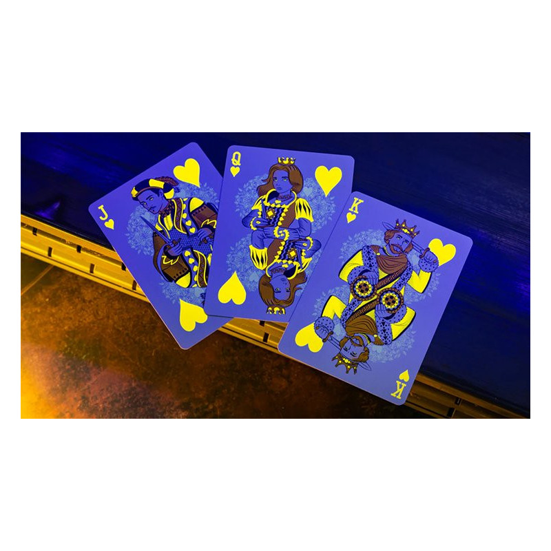 Bicycle Neon Yellow-Starburst Playing Cards