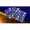 Bicycle Neon Rider Back Yellow-Starburst Deck Playing Cards, jeu néon