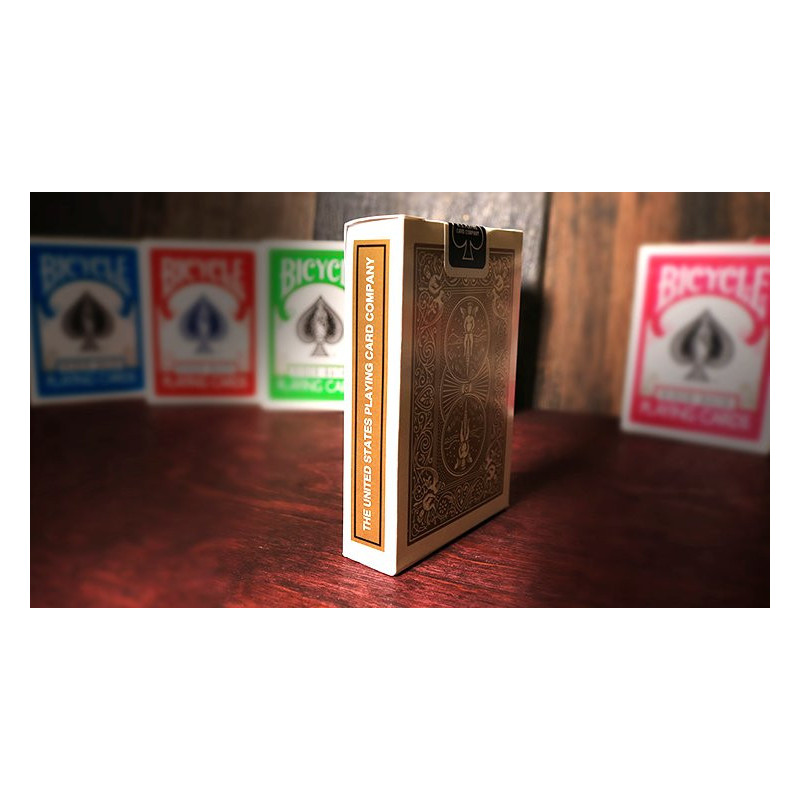 Dos de cartes Bicycle doré pour un aspect luxueux