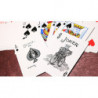 Bicycle Gold Playing Cards by US Playing Cards, faces standard sur fond doré