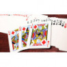 Bicycle Fuchsia Playing Cards by US Playing Card Co, dos Rider Back rose