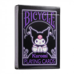 Bicycle Kuromi Playing Cards - Design Kawaii officiel Sanrio