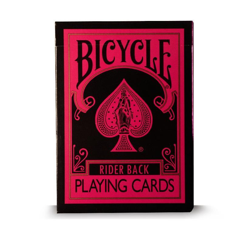 Dos de cartes Bicycle Reverse Pink & Black