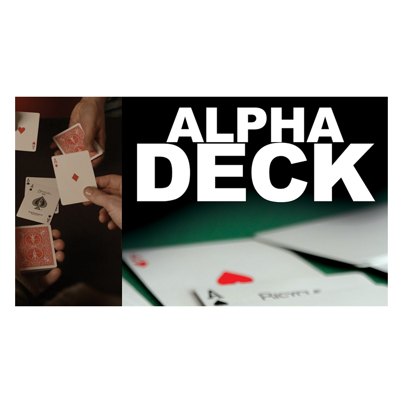 Alpha Deck by Richard Sanders, présentation du jeu avec deux As rouges