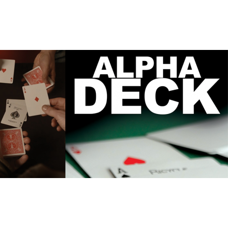 Alpha Deck by Richard Sanders, présentation du jeu avec deux As rouges
