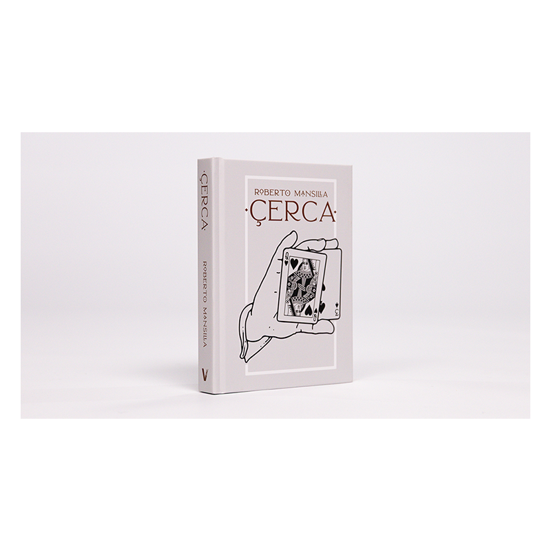 Couverture du livre de magie Cerca par Roberto Mansilla, design élégant et artistique.