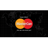 Master Con by Greg Wilson, portefeuille de change en cuir noir