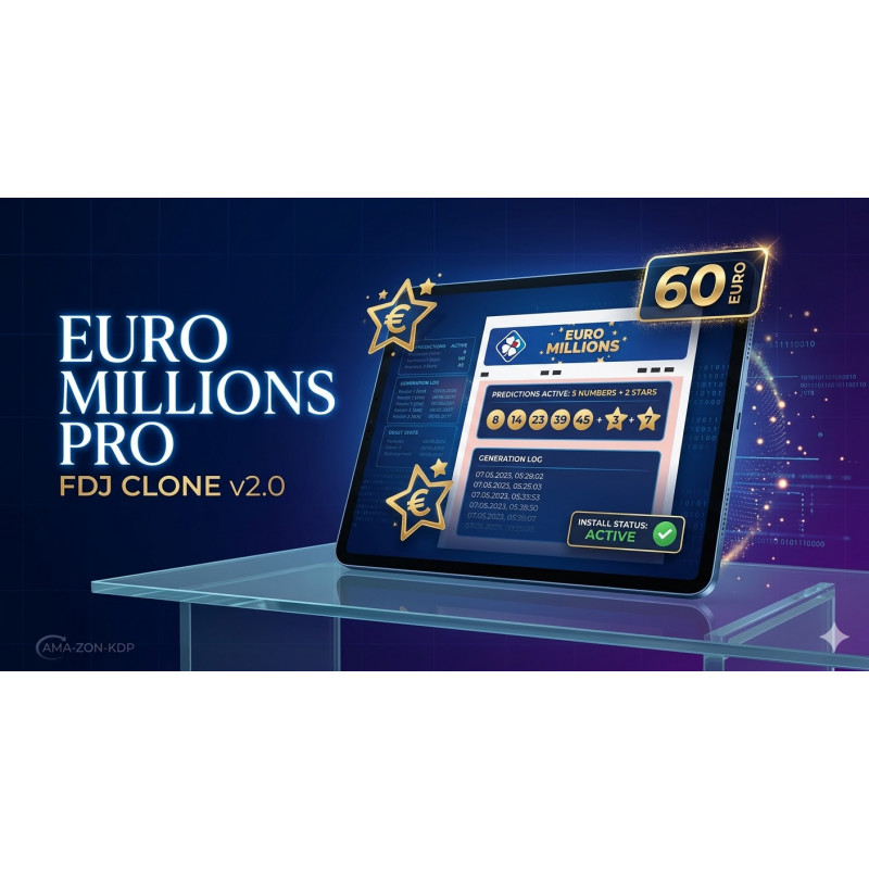 euro million prediction, visuel du mode Euro Millions Pro pour QRP