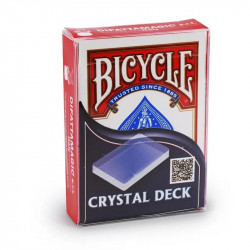 Bloc de Plexiglas Omni Deck transparent format Poker pour tour de magie