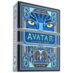 Etui de cartes Avatar Theory11 avec gaufrage bleu perle et reflets argentés Merlin Magie