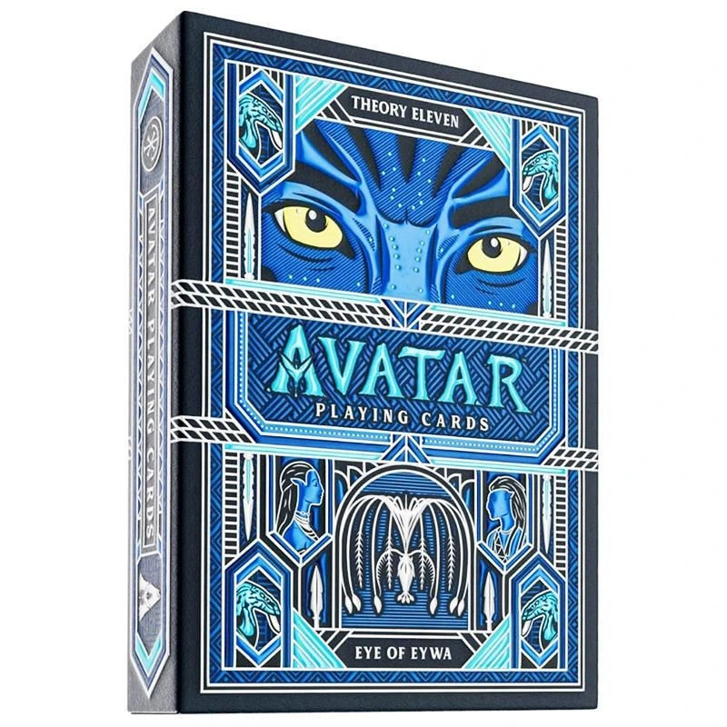 Avatar Playing Cards by Theory11, étui bleu avec reflets métallisés