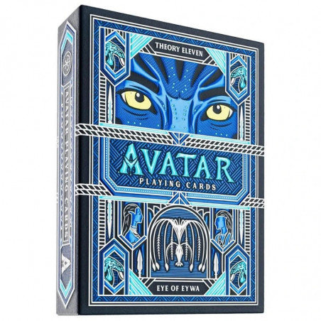 Avatar Playing Cards by Theory11, étui bleu avec reflets métallisés