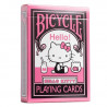 Bicycle - Hello Kitty Playing Cards, étui noir et rose au style kawaii
