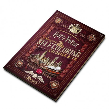 Harry Potter Self-Coloring Book by Theory11, pages blanches avant transformation