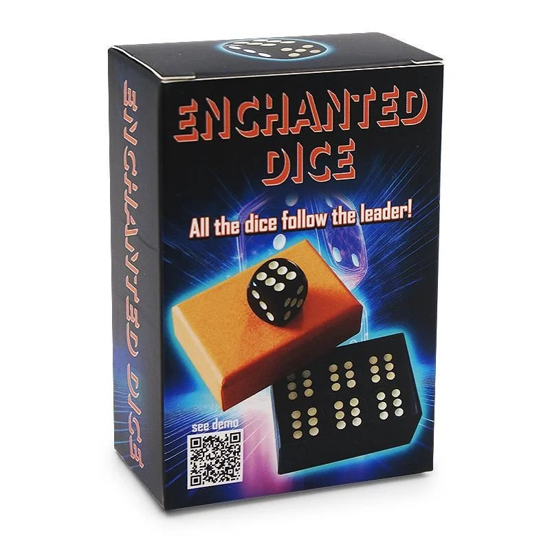 Enchanted Dice, boîte de magie avec dés pour effet de transformation