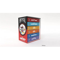 Boîte de présentation premium pour les 6 decks Disney Mickey and Friends merlin magie