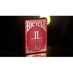 Jeu de cartes Laura London Red édition Card Table Artifice Bicycle.