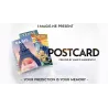 Postcard by Marco Markiewicz, visuel du tour de mentalisme avec cartes postales
