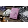 Reflections Ponder Pink Playing Cards by Emily Sleights, éventail de cartes