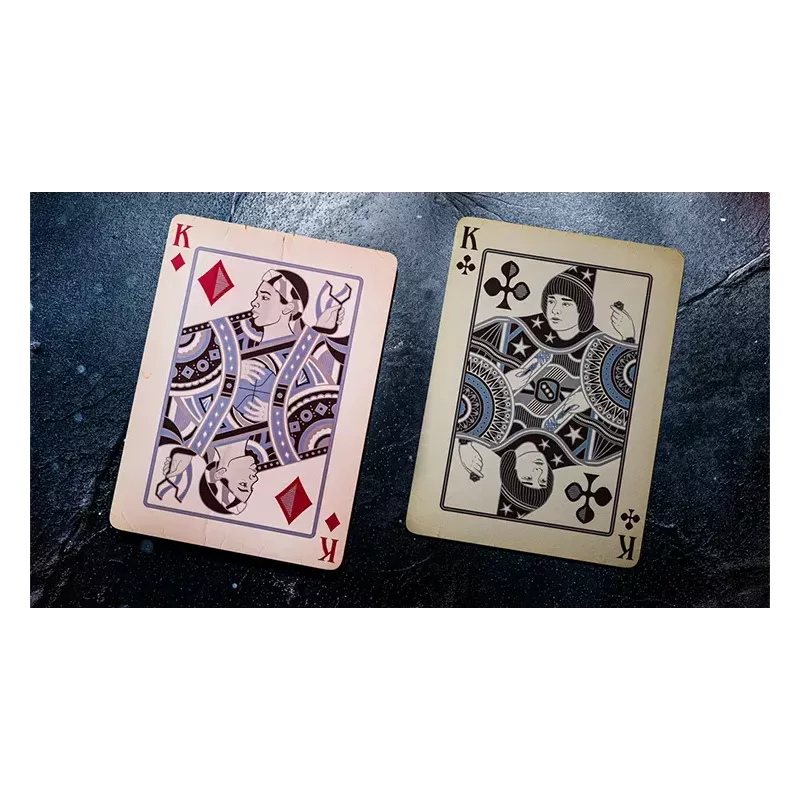 Illustrations de Vecna et du Démogorgon sur le jeu de collection Stranger Things.